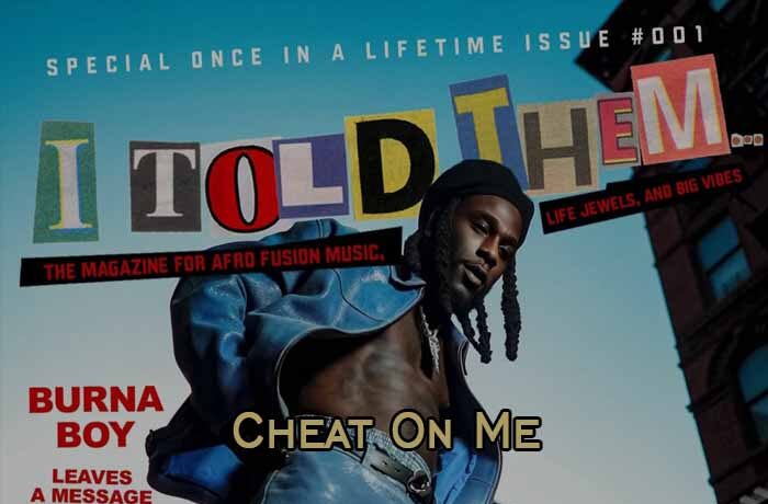 Burna Boy ft. Dave – Cheat On Me (DJ TLS Extended)